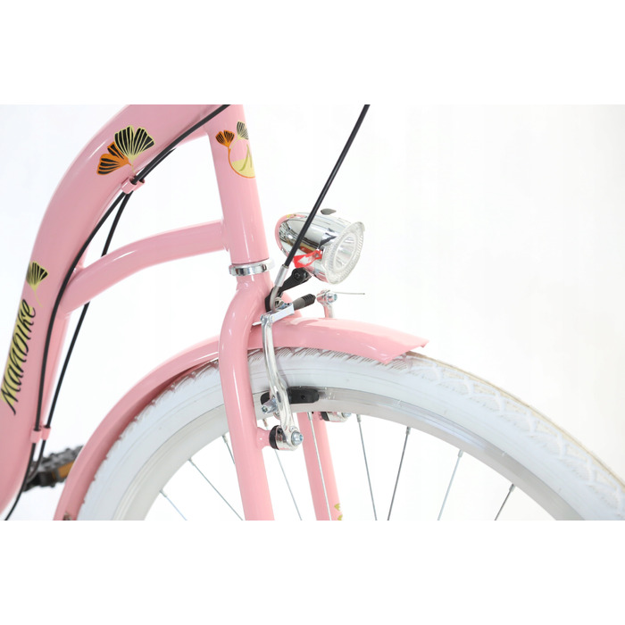 Стильний жіночий велосипед 28'' Shimano 7 швидкостей, рожевий, легкий та комфортний