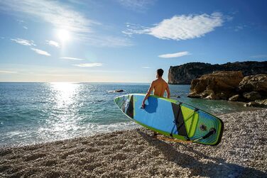 Надувна SUP-дошка Bestway Hydro-Force Touring Aqua Excursion 381×79×15 см, комплект для серфінгу