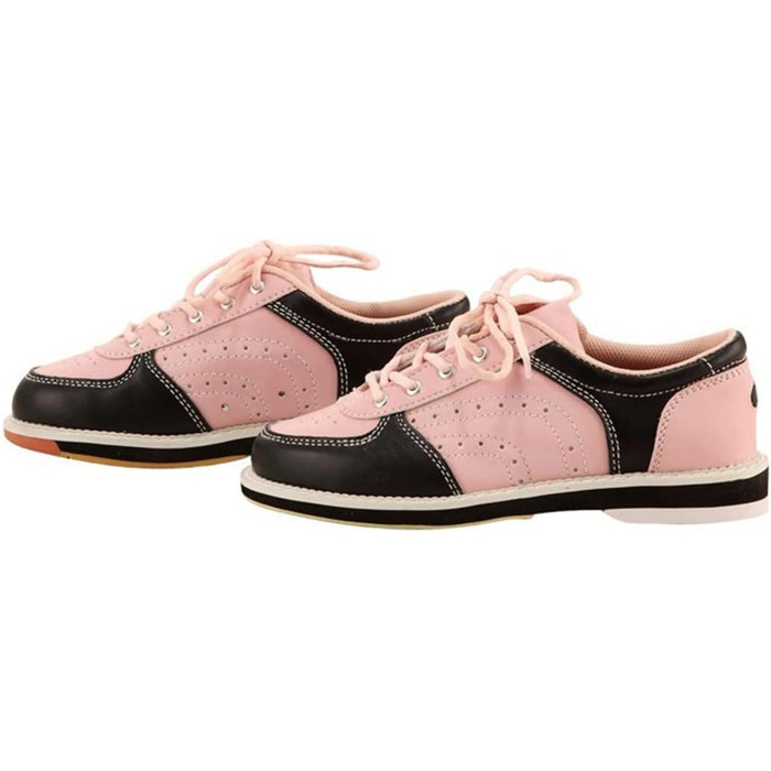 Жіночі дитячі дорослі bowling shoes bowling shoes шкіряні дихаючі амортизуючі унісекс 38 EU рожеві