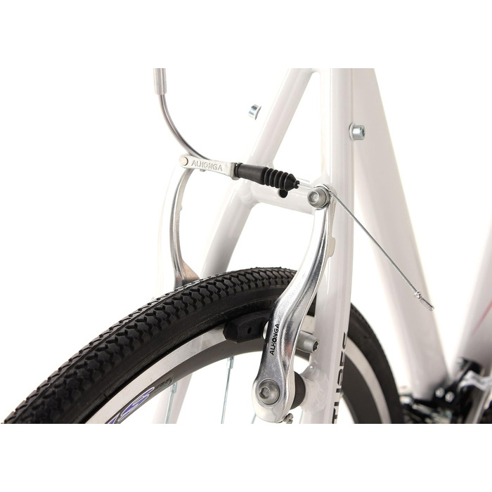 Фітнес-байк KS Cycling Lightspeed 28'' алюмінієва рама 58 см, білий