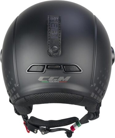 Лижний шолом CGM EBI для дорослих, унісекс, чорний-сірий, матовий, XXL (61 см)