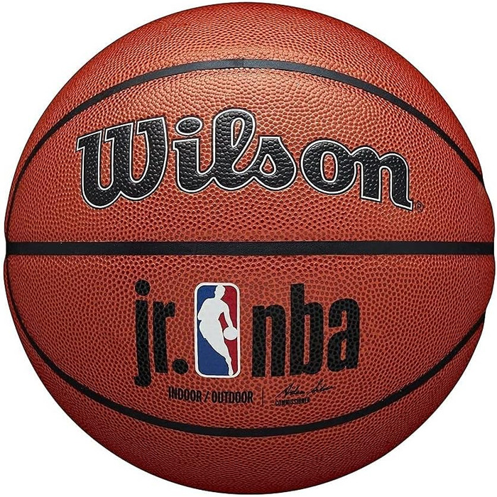 Баскетбольний м'яч Wilson Jr NBA Outdoor №6, коричневий, універсальний