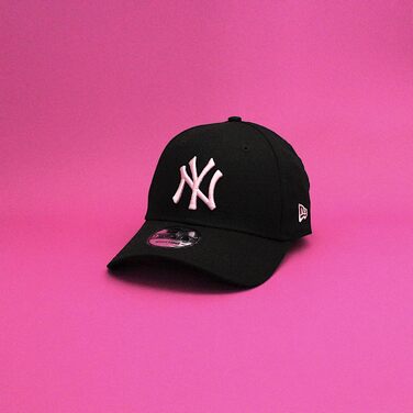Кепка бейсболка New Era MLB 9Forty з логотипом команди NY/LA, чорно-рожева, регульована