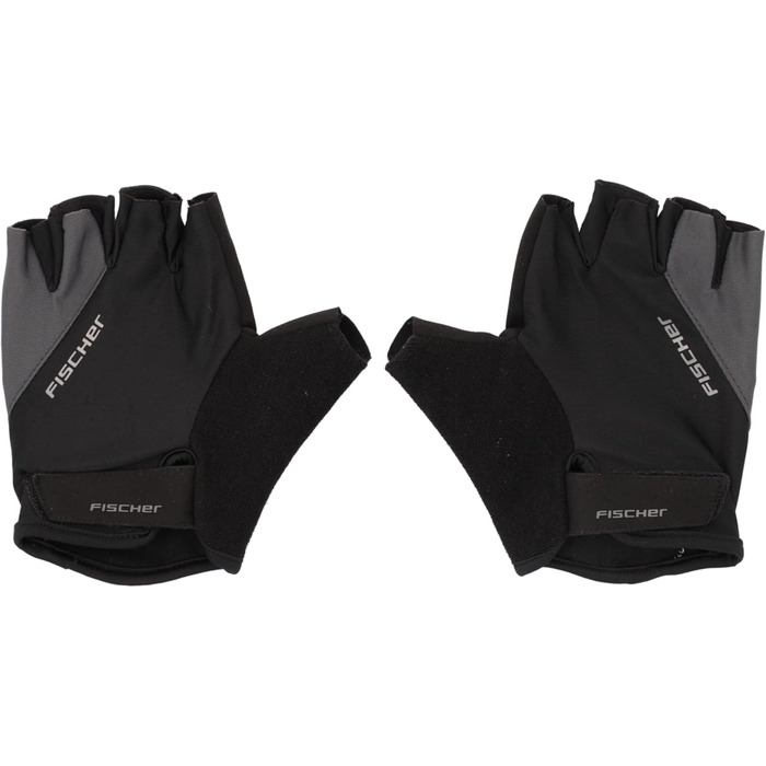 Велосипедні рукавички Fischer для жінок та чоловіків, дихаючі, з гелевою підкладкою та зручним відстібанням, придатні для прання, розмір L-XL