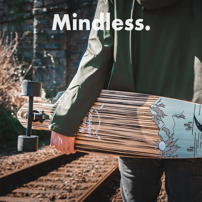 Лонгборд Mindless Lakota Dt IV для дорослих, багатобарвний, 9.75'', натуральний/чорний