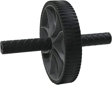 Ролер для пресу Ram® для фітнесу та тренувань, ABS-радіо, чорний