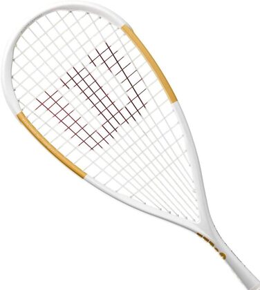 Ракетка для сквошу Wilson Tempest Pro – унісекс, для дорослих, білий/золотий