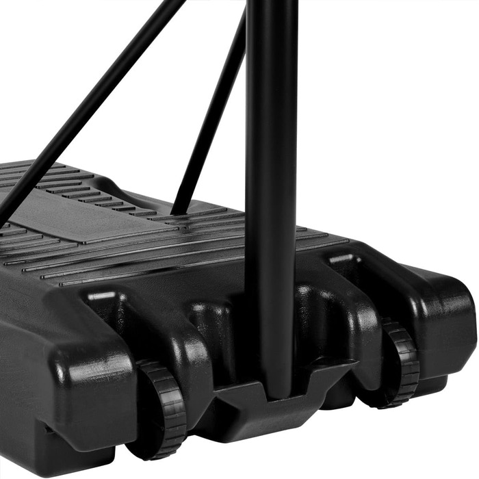 Баскетбольне кільце DEUBA® універсальне (вуличне/внутрішнє) з регульованою стійкою 205-305 см, на колесах, вантажопідйомність 70 кг, для дітей та дорослих