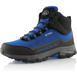 Черевики для ходьби жіночі та чоловічі, зимові, водонепроникні, 36 EU, синій, чорний