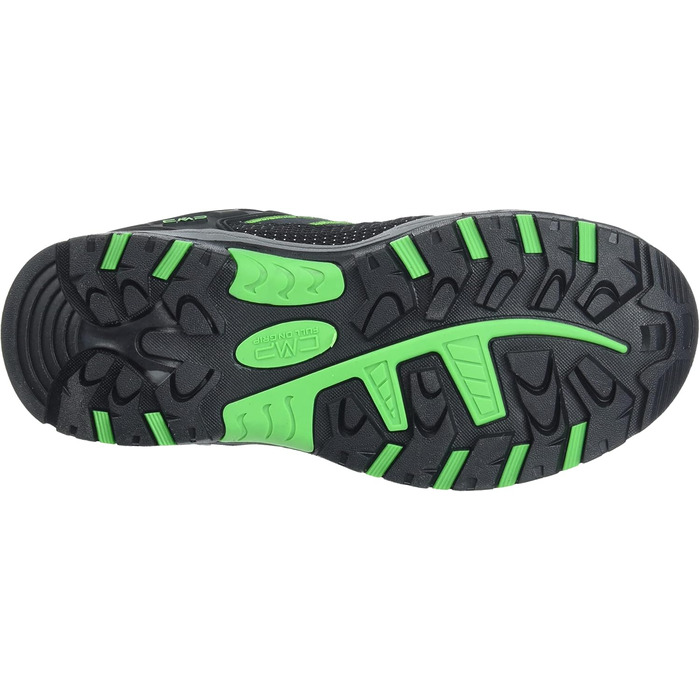 Дитячі трекінгові черевики CMP Rigel Low Wp, унісекс, блакитно-зелені, 33 EU