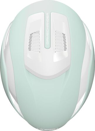 ABUS Gamechanger 2.0 – аеродинамічний велошолом для шосейного велосипеда, розмір S (51-55 см), м'ятний колір, високоефективний аеро-шолом