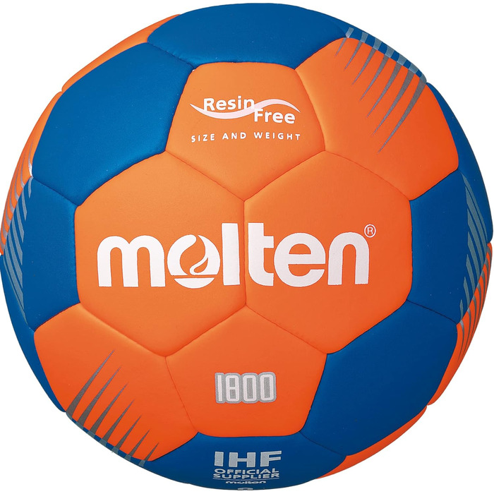 Гандбольний м'яч Molten H0F1800-OB, розмір 0, помаранчево-синій