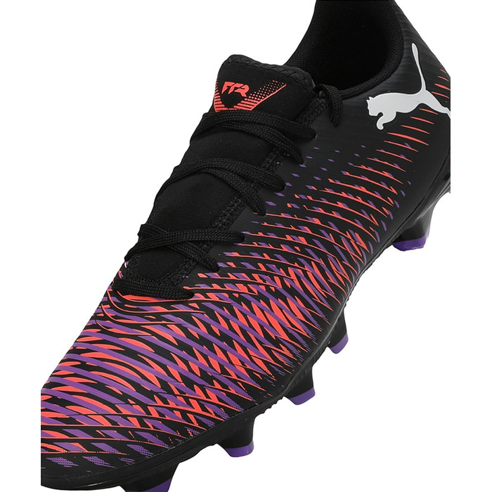 Жіночі футбольні бутси PUMA Future 8 Play FG/AG, 38 EU, Puma Black/Puma White/Glowing Red