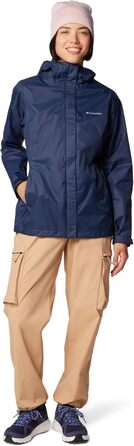 Жіноча водонепроникна куртка-дощовик Columbia Arcadia™ II, колір Collegiate Navy (розмір M)
