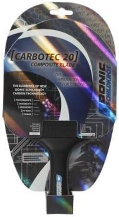 Ракетка для настільного тенісу Donic Schildkröt Carbotec 20, карбон, ергономічна ручка, конкав