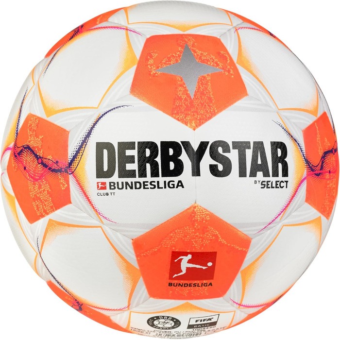 Набір для пінг-понгу Derbystar Bundesliga Club: стіл, ракетки, м'ячики (білий/помаранчевий)