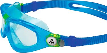 Дитячі окуляри для плавання Aquasphere Seal KID з UV-захистом, силіконовим ущільненням та антизапітніючою поверхнею, блакитні (для хлопчиків та дівчаток)