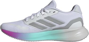 Жіночі кросівки для бігу adidas Runfalcon 5 з амортизацією Cloudfoam, білі/чорні (розмір 44 EU)