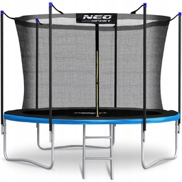Садовий батут Neo-Sport 10ft/312см із внутрішньою сіткою та драбиною