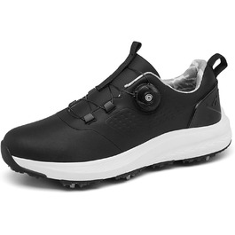 Жіночі гольф-туфлі з шипами, водонепроникні, чорні, 42 EU