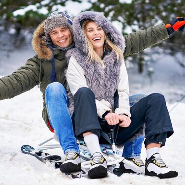 Зимові шкарпетки-взуття Ruyi для жінок та чоловіків: теплі, водонепроникні, для трейлу, зручні зимові черевики з широкою передньою частиною (C001 Gray, 39 EU)