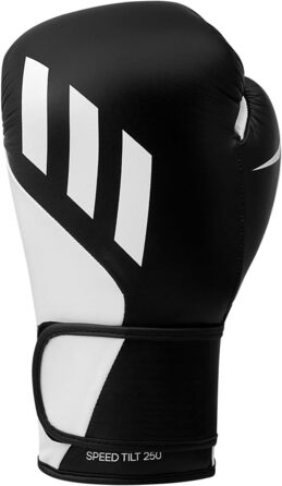 Боксерські рукавички Adidas Speed Tilt 250 - інноваційна технологія TILT, 16 oz, чорний/білий