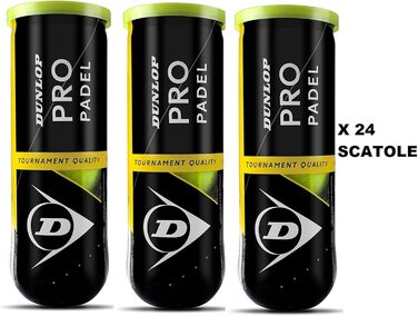 Набір тенісних м'ячів Dunlop Ball Pro Padel (3 x 24) - 72 м'ячі