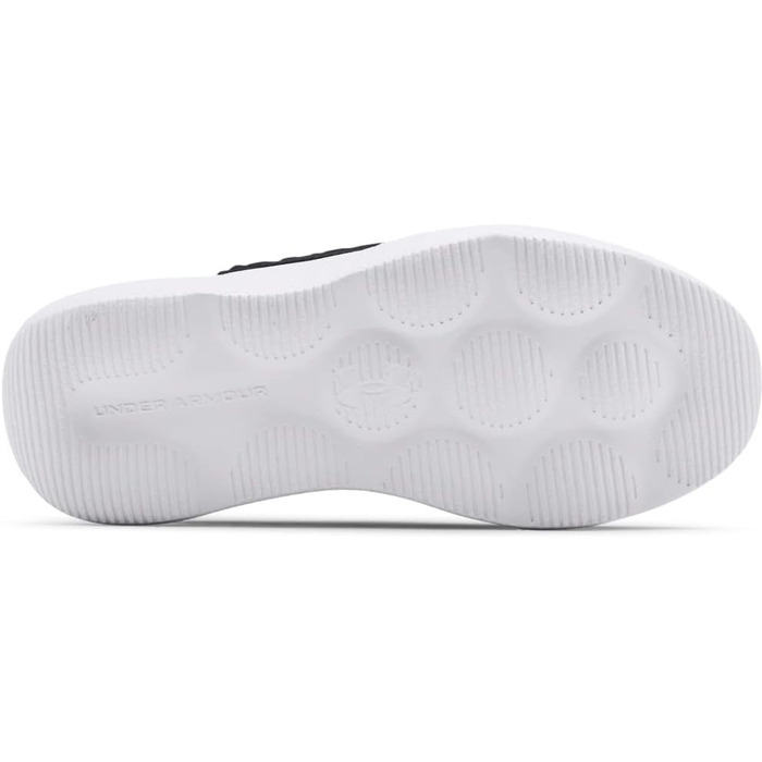 Кросівки для бігу Under Armour для хлопчиків UA BGS Essential, 38.5 EU, чорно-білі