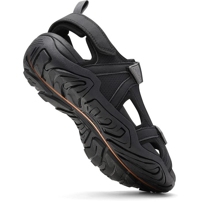 Чоловічі спортивні сандалі DREAM PAIRS Sdsa228m, 46 EU, чорні