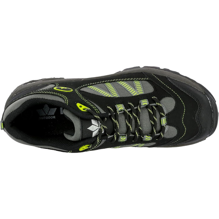 Чоловічі кросівки для ходьби Lico Rancher Low 210060, чорно-сіро-зелені, 42 EU