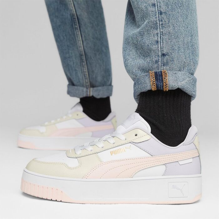 Жіночі кросівки PUMA Carina Street White Frosty Pink Alpine Snow, розмір 37 EU