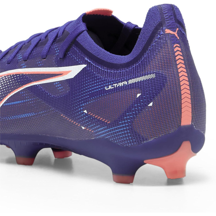 Кросівки для футболу PUMA Ultra 5 Match FG/AG, унісекс, розмір 39 EU, колір Lapis Lazuli-PUMA White-Sunset Glow