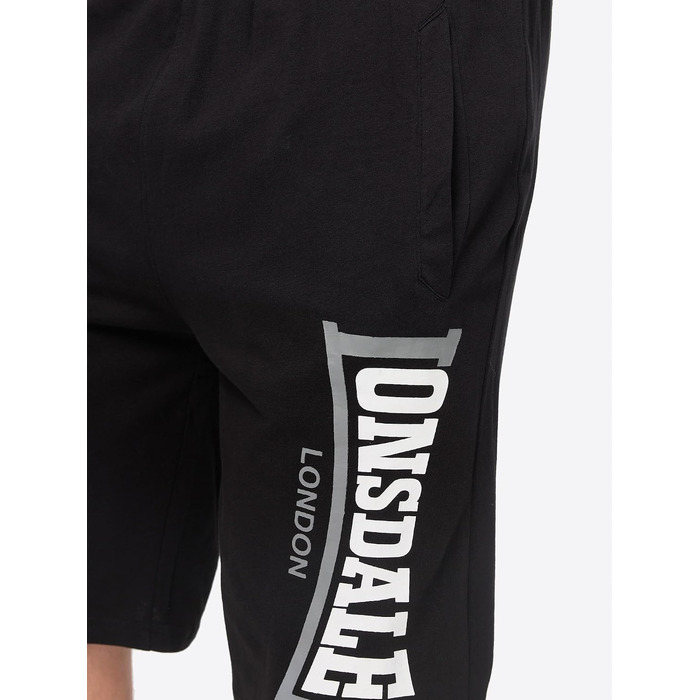 Чоловічі спортивні шорти Lonsdale Logo Jam, чорні