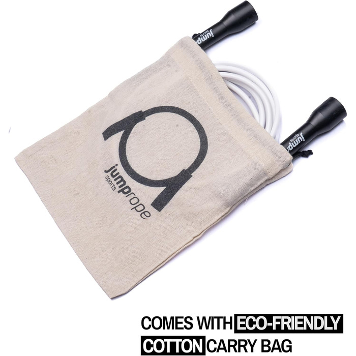 Професійне скакалка для змагань SPEED CHAMPION (діаметр 5 мм, довжина 3 м, регульована) (чорно-біла)