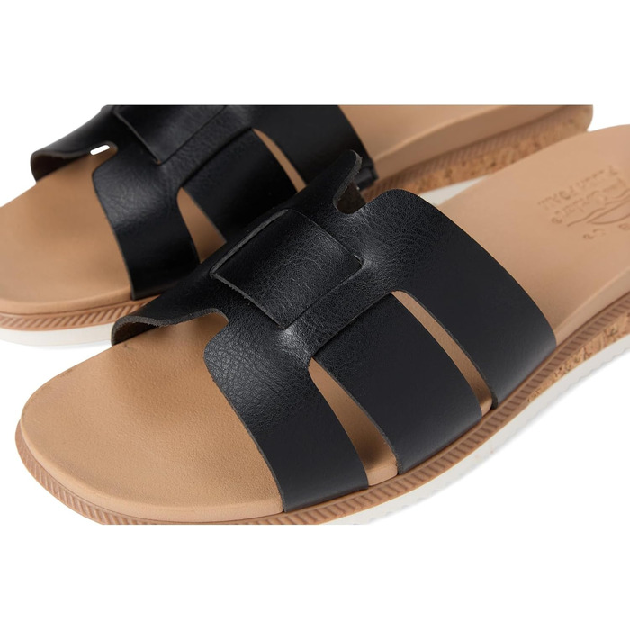 Жіночі сандалії Skechers Desert Kiss з низьким підйомом, чорні, з матеріалу Duraleather, 38 EU