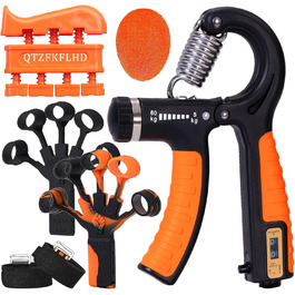 Набір для тренування сили кисті та передпліччя Griffkrafttrainer (5 шт., помаранчевий)