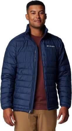 Чоловіча утеплена куртка Columbia Powder Lite II, темно-синя (Collegiate Navy), розмір L