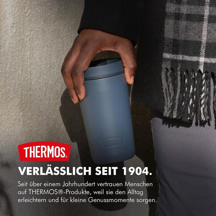 Термос нержавіючий Thermos Stainless King 0,47л червоний для напоїв - термокружка для кави, герметичний, для чаю, BPA-free