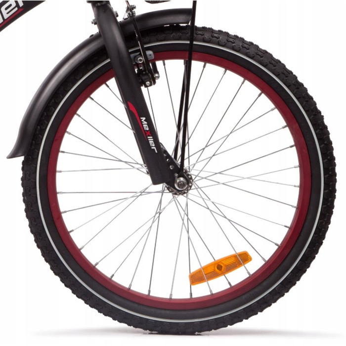 Дитячий велосипед Mexller BMX 20, чорно-червоний матовий, колеса 20