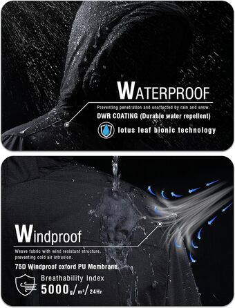 Зимова куртка для чоловіків, сноубордистська куртка, тепла, водонепроникна, для активного відпочинку, вітронепроникна, знімний капюшон, XL, червона