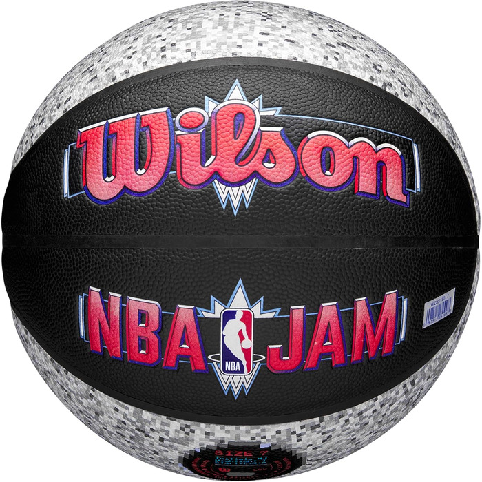 М'яч для баскетболу Wilson NBA Jam, для гри в приміщенні та на вулиці