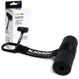 BLACKROLL® SUPER Band (104 см) - Еластична стрічка для фітнесу та зміцнення м'язів, виготовлена в Німеччині. З анкером для дверей (HOOK + MINI FLOW)