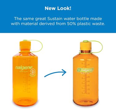 Пляшка для води Nalgene EH Sustain 1 л, баклажанова, унісекс