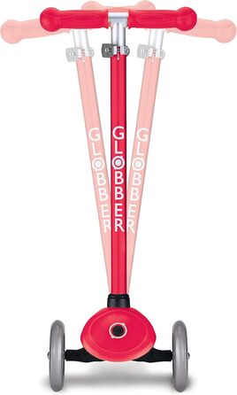 Дитячий самокат Globber Primo Lights з LED колесами, 3-х колісний, регульований, ABEC 5, 120/80 мм, неоновий