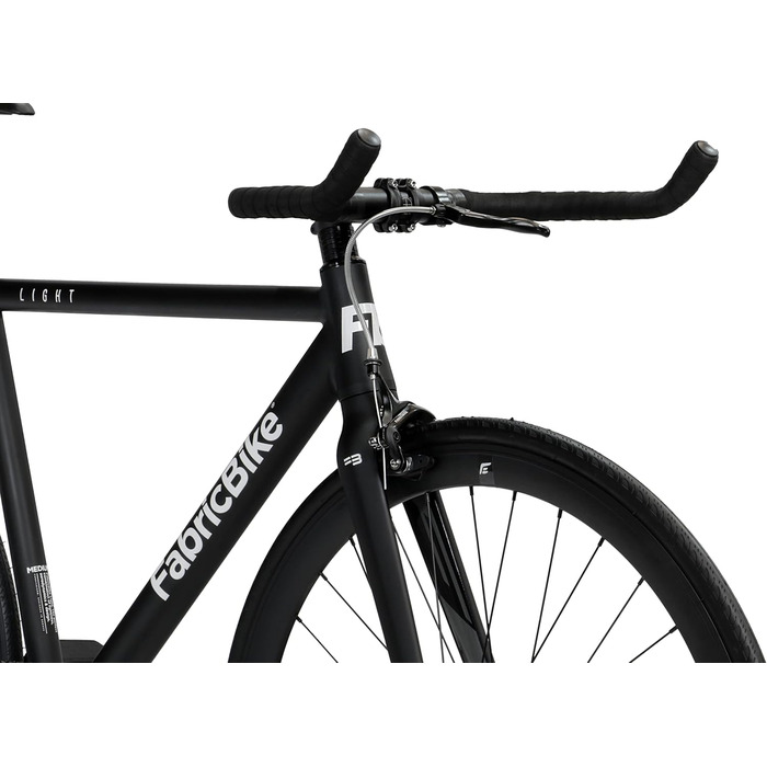 Велосипед FabricBike Light фіксований, синглспід, алюмінієва рама 28'', матовий чорний, розмір L-58см