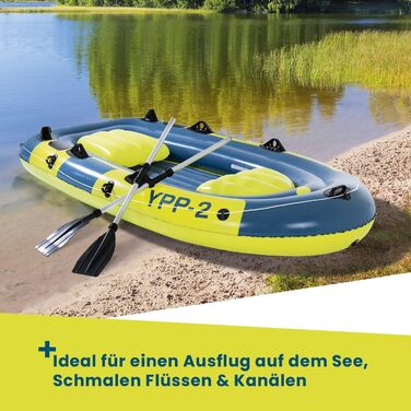 Надувний човен Hoberg YPP-2 для двох осіб | 235x126 см | 265 кг | З аксесуарами