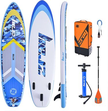 Надувна SUP-дошка Zray Camo Blue 10'8'' для дорослих, камуфляжна синя