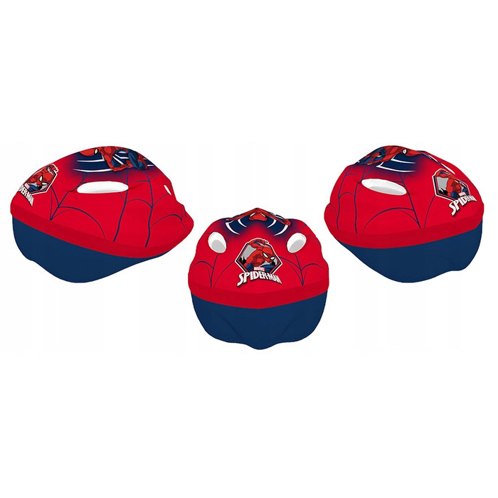 Комплект захисту: наколінники, налокітники та шолом для роликів, скейта та велосипеда Spider-Man