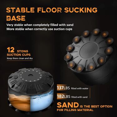 Стенд-боксерський мішок Kitopa, 178 см, 93 кг. Комплект з рукавичками для кікбоксингу, ММА, тренувань вдома