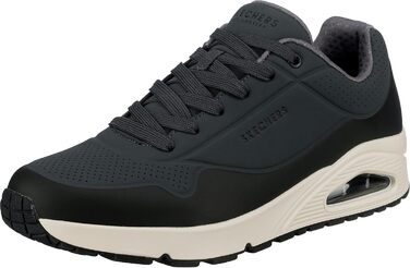 Чоловічі кросівки Skechers UNO Timeline - сірий/чорний, 45 EU, Durabuck